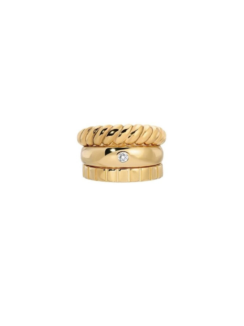 MEGA Ring Stack in 14k Gold Plated
